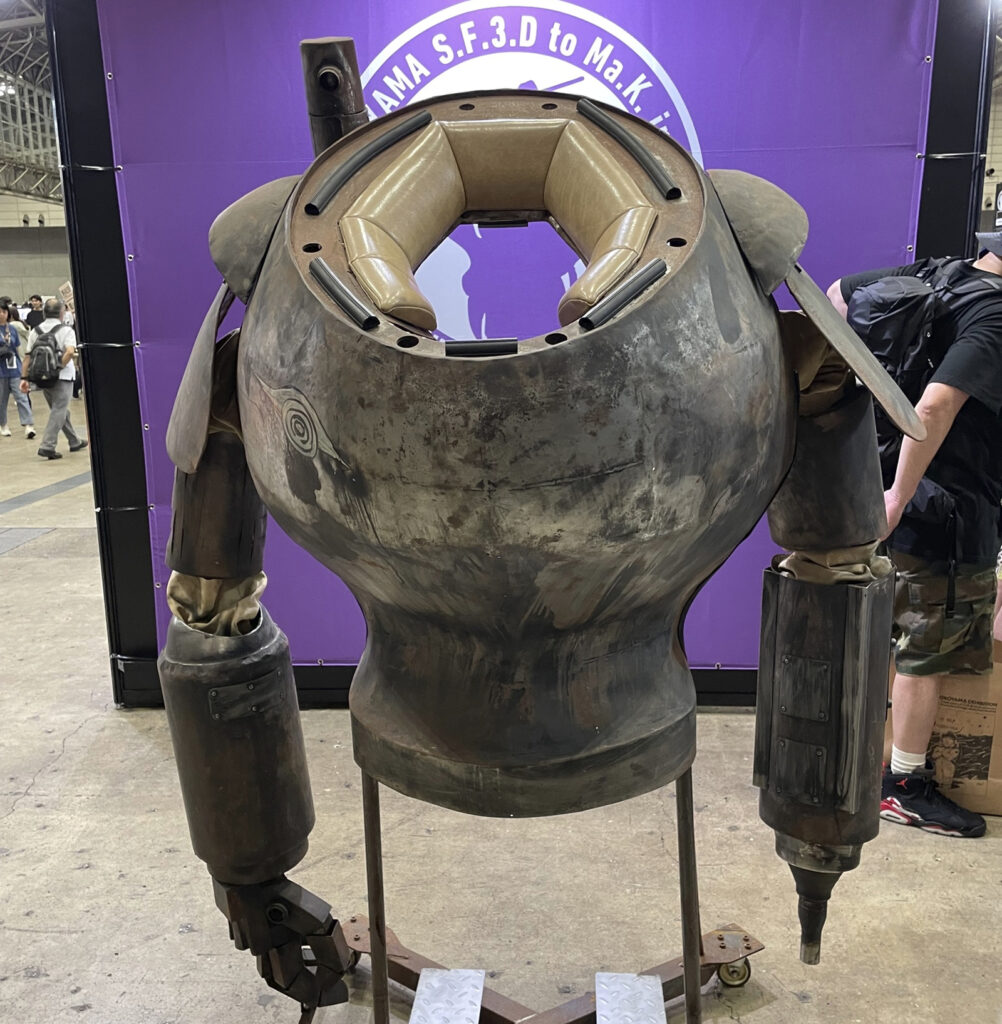 マシーネンクリーガーのS.A.F.Sの1/1スケールが展示画像
