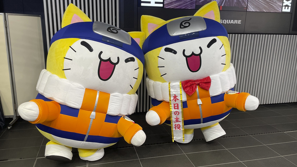 「忍法！超でっかいニャルト！」2匹画像