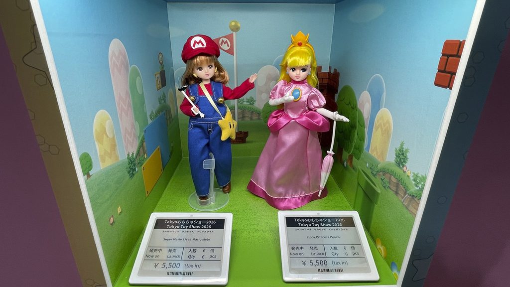 マリオとコラボしたリカちゃん