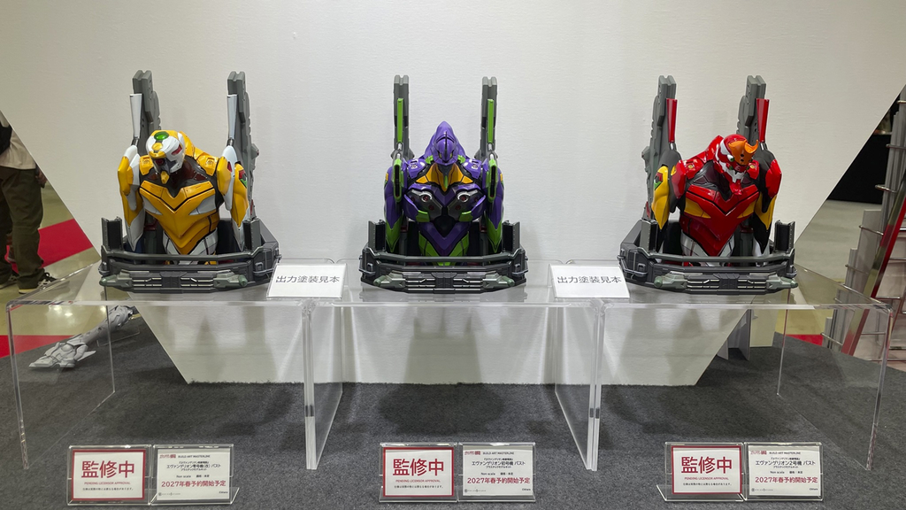 BUILD ART MASTERLINEより『エヴァンゲリヲン新劇場版』のエヴァンゲリオン零号機(改)、初号機、2号機の商品化の発表とサンプル画像