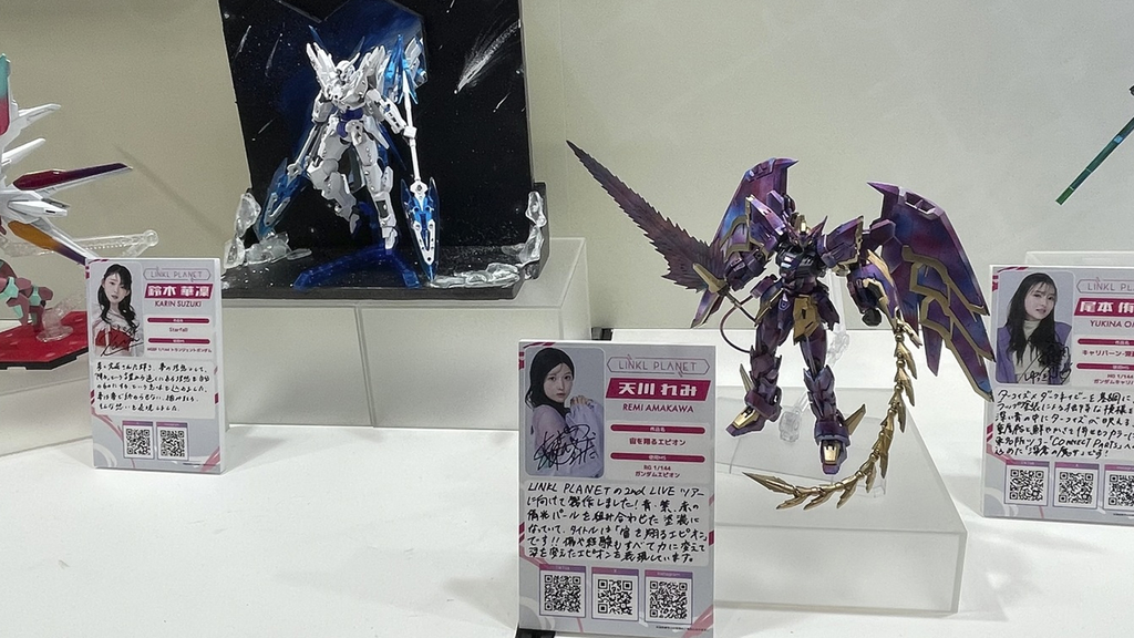 『LINKL PLANET』のメンバーが制作したガンプラ展示③